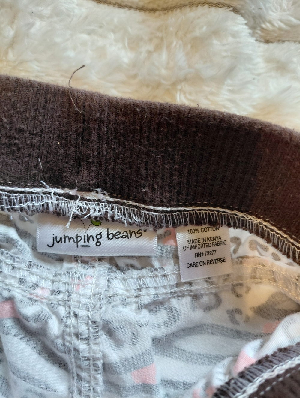 Toddler Cotton Animal Print Capris With Pop Of Color Jumping Beans - Picture 3 of 5